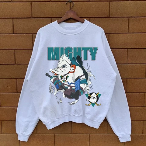 Vintage NHL Anaheim Mighty Ducks Logo Sweatshirt Gift For Men Women S-3XL Cover