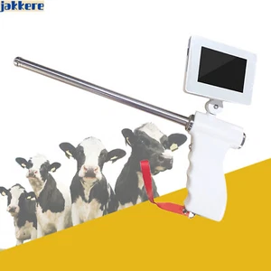 Pistola Inseminazione Artificiale Visiva Kit Mucca Fotocamera con Schermo Regolabile 360 NUOVO - Foto 1 di 13