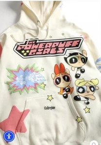 CIVIL REGIME X DARC SPORT X POWERPUFF GIRLS COZY BUTTER HOODIE- Small - Picture 1 of 6