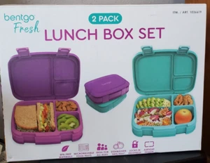 Bentgo Fresh Brotdose grün lila 2er Pack - Bild 1 von 3