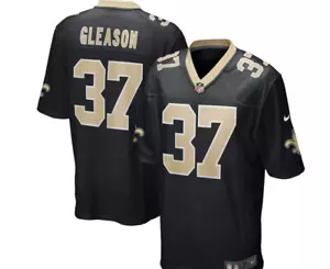 Maglia New Orleans Saints Gleason #37 Nike nera NFL gioco ritirato taglia 3XL - Foto 1 di 5