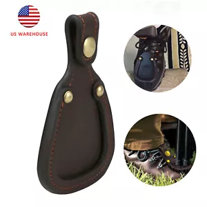 TOURBON Toe Poggiascarpe Pad Pistola Bersaglio Argilla Canna Tiro Vera Pelle - Foto 1 di 6