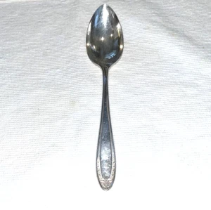 Oneida Community Par Plate Bridal Wreath Soup Spoon Silverplate Flatware Antique - Picture 1 of 3