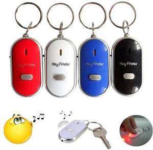 LOCALIZZATORE PORTACHIAVI CON LUCE LED, CONTROLLO VOCALE SUONO, COLORE A SCELTA - Picture 1 of 5
