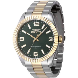 Invicta Men's Watch Specialty Quartz Green Dial Two Tone Steel Bracelet 47455 - Picture 1 of 2