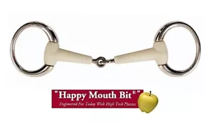 Filetto ad oliva snodato Happy Mouth Eggbutt Snaffle Bit Pony Size - Imagen 1 de 1