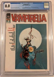 Vampirella #3 CGC 8.0 1970 Warren Publishing LOW PRINT RUN! - Picture 1 of 2