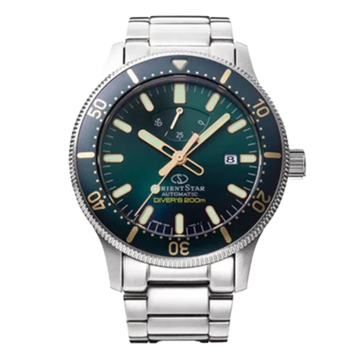 ORIENT STAR RK-AU0307E Green Sports DIVER 200m Waterproof Men's Watch New in Box - Image 1 of 4