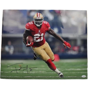 NFL San Francisco 49ers Frank Gore #21 16x20 autografo fotografia firmata JSA - Foto 1 di 2