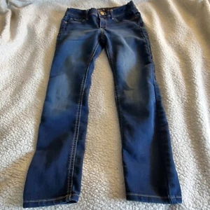 Jordache Girl's Size 10 Dark Wash Skinny Straight Leg Jeans - Picture 1 of 6