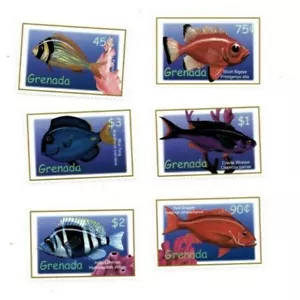 Grenada 2000 - Tropical Fish Marine Life - Set Of 6 Stamps Scott #2958-63 - MNH - Picture 1 of 1