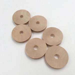 Wooden Toy Car Wheels Christmas Wood Decoration Wooden Train Wheels - Picture 1 of 11