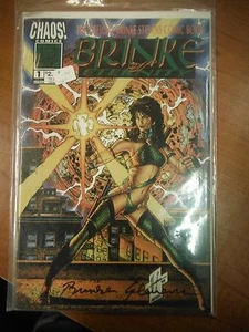 93 Chaos Comic Brink of Eternity SIGNED  Brink Stevens No 1 VG 1229SM - Picture 1 of 2