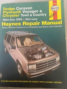 HAYNES DODGE CARAVAN, PLYMOUTH VOYAGER, CHRYSLER TOWN & COUNTRY 1984 - 1995