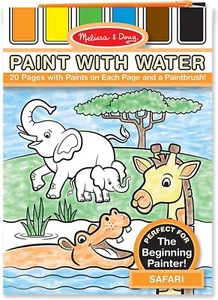[Melissa & Doug] Malen mit Wasser Aktivitätsbuch - Safari - Neu - Bild 1 von 1