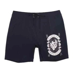 RVCA "Benj Skull" Trunks (Black) Swim Wear Shorts - Picture 1 of 1