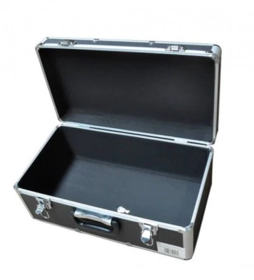 Aluminium Koffer Transportkoffer Lagerkoffer Kiste abschließbar Alu 27 L Schwarz - Bild 1 von 3