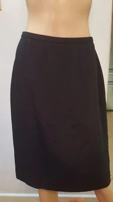 Dana Buchman Smart Wear Black Skirt size 10 100% Silk - Image 1 of 3