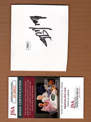 HAL SUTTON HOF Signed Autograph Auto PGA Golf 3.75x4.25" Cut JSA 💎 COA - Image 1 of 3