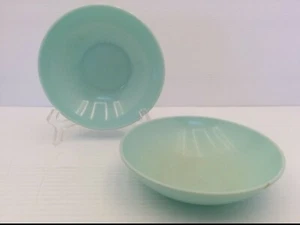 VINTAGE SUN VALLEY MELMAC DESSERT BOWLS, 5", MINT GREEN, (SET OF 2) - Picture 1 of 5