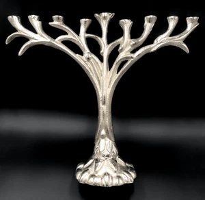 Candelabro de David Candelabro de Janucá 9 brazos Menorah Menora candelabro estrella de David - Imagen 1 de 3