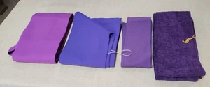 4 CLERGY OFFICIANT STOLES VARIOUS SHADES OF PURPLE UNADORNED 1 - Picture 1 of 10
