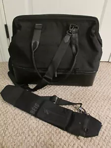BEIS WEEKENDER BLACK TRAVEL LUGGAGE BAG + FANNY PACK BELT NEW WITHOUT TAGS - Picture 1 of 11