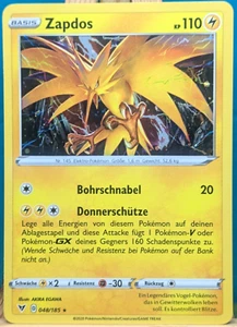 POKEMON - Choque de colores - Zapdos - 048/185 - COSMIC HOLO PROMO - alemán - Imagen 1 de 1