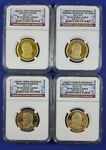 2012 S NGC PF69 ULTRA CAMEO PRESIDENTIAL DOLLAR FOUR COIN PROOF SET - Bild 1 von 7