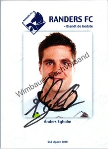 Original Autogramm Anders Egholm Randers FC /// Autograph signiert signed signee - Bild 1 von 2