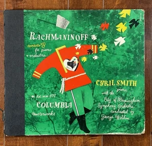 Rachmaninoff Concerto No.3 for Piano Orchestra Cyril Smith 5 LPS 12" 78rpm - Picture 1 of 20