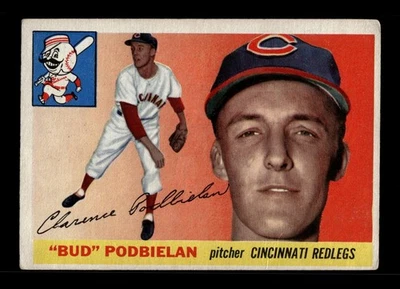 1955 Topps # 153 Bud Podbielan Very Good TheVintageCards - Image 1 of 2