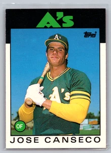 1986 Topps Traded #20T Jose Canseco RC Rookie Card Oakland Athletics - Picture 1 of 2