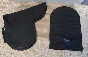 Equigel Pocketed Numnah & Equigel SaddlePad, Nero, Taglia Grande.(rif 214G) - Foto 1 di 4