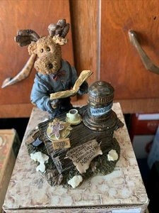 Vtg. Boyds Bears Wee Folkstone Coll.-Mr. Mocha Java Mooselbean Doubleshot-2000 - Picture 1 of 5