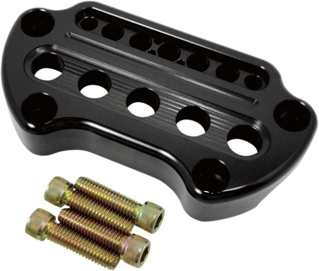 Abrazadera de manillar indicadora de máquina Joker negra Harley Davidson Sportster/Dyna Foto 1 de 1