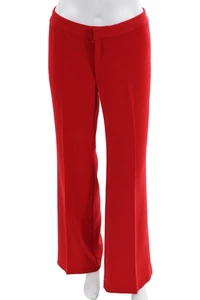 Pantalone donna Tucker bootcut con zip rosso taglia PP - Foto 1 di 6