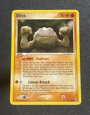 Ditto (Geodude)  62/113 EX Delta Species comune  (ENG) (ph1261) Pokemon - Immagine 1 di 2