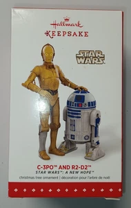 Hallmark Star Wars Keepsake C-3PO y R2-D2 Ornamento Una Nueva Esperanza 2015 - Imagen 1 de 4