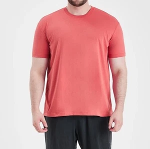 Built Different Men's Short Sleeve Crew Neck T-Shirt Mineral Red Size XL NWT - Picture 1 of 2