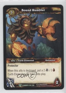 2010 World of Warcraft TCG: War of the Elements Bound Rumbler #170 3v2 - Picture 1 of 3