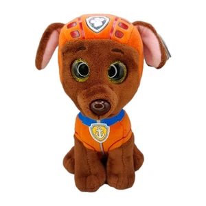 Ty Beanie Boos ZUMA Paw Patrol Perro 6" Peluche Marrón Cachorro Ojos Grandes Brillo  - Imagen 1 de 12