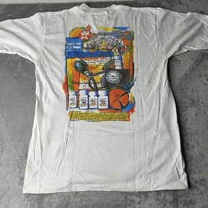 Vintage 90s Cardura Doxazosin Vaskuloaction Medicine Pharmaceutical Promo Tee L - Bild 1 von 8