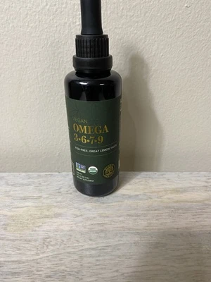 Global Healing Organic Vegan Omega 3•6•7•9 Supplement - 2 Fl Oz NEW - Exp. 02/27 - Image 1 of 4