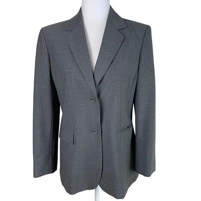 Chaqueta Blazer Brooks Brothers 346 Talla 6 Para Mujer Gris Lana Elastizada Trabajo Profesional Foto 1 de 4
