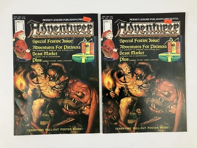 Adventurer Magazine #6 Jan 1987 x2 – Fantasy RPG Paranoia Issue - Image 1 of 4