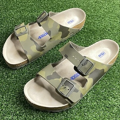 Birkenstock Arizona Plantilla Suave - Suelo Desierto Camuflaje Verde Foto 1 de 4