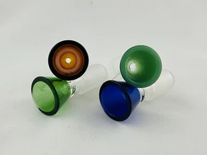 1pc Glass Cone Piece Bowl 18mm 19mm Male Joint LOCAL SELLER StdC - Picture 1 of 14