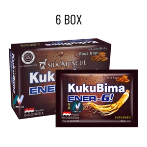 6 Box KUKUBIMA ENER-G Coffee Ginseng Energy Drink Stamina Increase Antioxidant - Picture 1 of 21