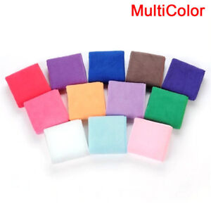 5 PCs Soft Soothing Microfiber Towel Car Cleaning Wash Cloth Hand Square Towel.